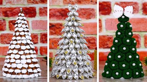6 Easy Diy Mini Christmas Trees Youtube