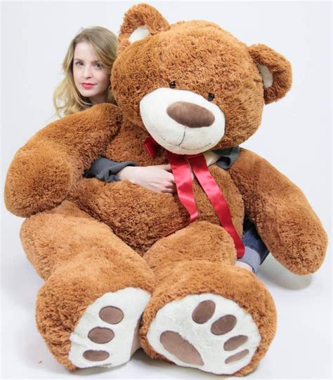 Big Plush Giant 6 Foot Teddy Bear Six Feet Tall 72 Inches 183 Cm Tan