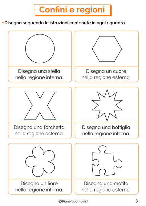 Confini E Regioni Schede Didattiche Per La Classe Prima