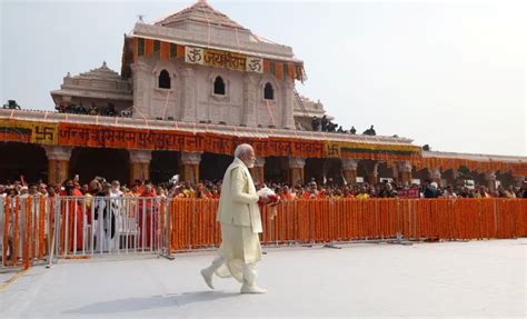 Indias Modi Leads Consecration Of Ram Temple In Ayodhya The Pakistan