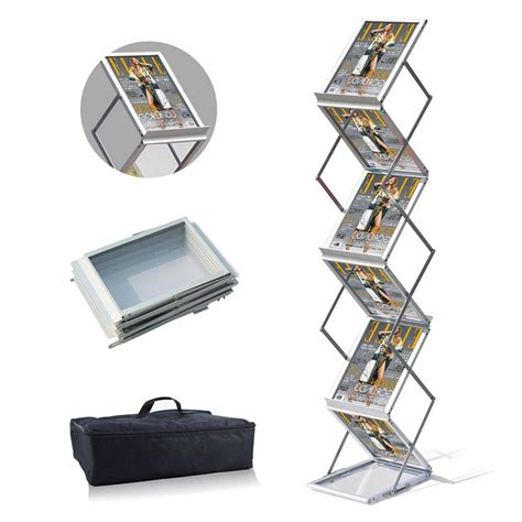 Buy Vaiigo A4 Portable Folding Brochure Display Stand Double Sided