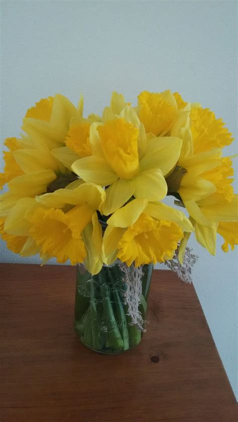 Daffodils In Mason Jar Daffodils Mason Jars Creative