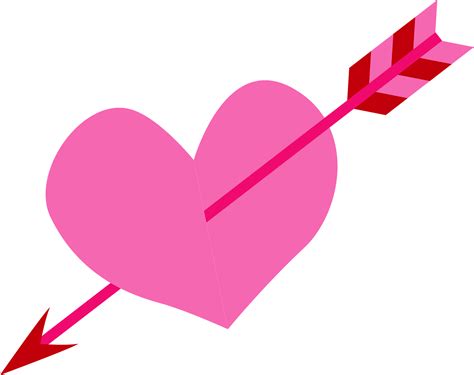 Love Flecha Del Corazón Png Clipart Png Mart