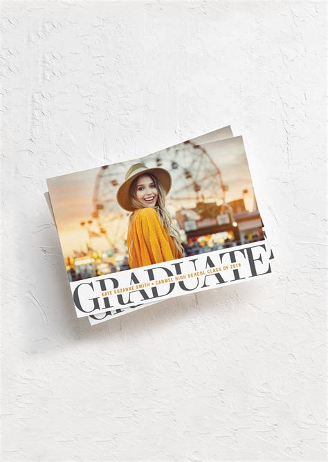 Graduation Announcement Digital Download Printable Photo Etsy