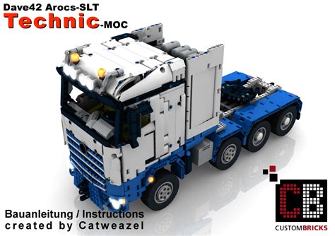Cb Eigenbau Bauanleitung Arocs Slt Rc Truck Moc Für Lego Technic 42043