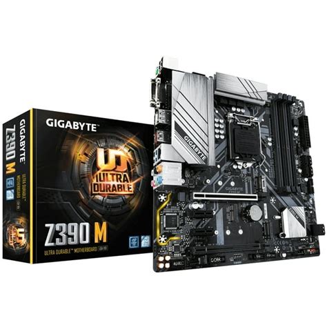 Gigabyte Intel Z390 Lga 1151 Micro Atx Ddr4 Sdram Motherboard Walmart