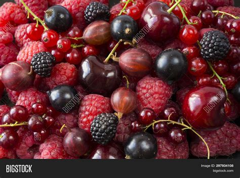 Mix Berries Fruits Image And Photo Free Trial Bigstock