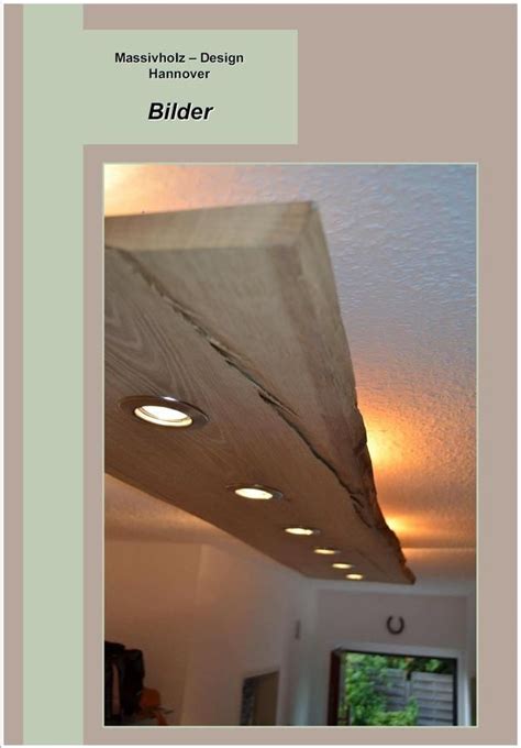 Hängt die deckenleuchte von der decke herunter, handelt es sich um eine pendelleuchte. Massiv Holz Design Decken Lampe (LED) | Lampen ...