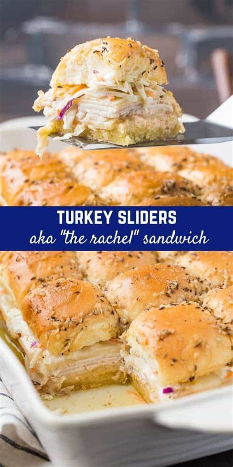 Turkey Sliders - Rachel Sandwich Sliders Recipe - Rachel Cooks®