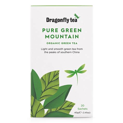 Pure Green Mountain Organic Green Tea Dragonfly Tea