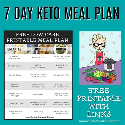 Free Keto Meal Plans Printable Join Our Keto Community Get Updates