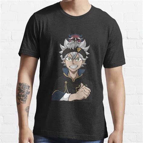 Asta Character Main Black Clover T Shirt For Sale By Pittill