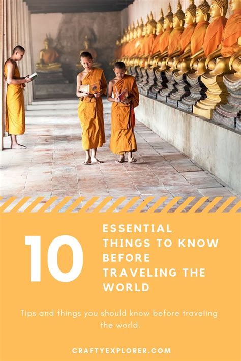 10 Essential Things To Know Before Traveling The World Crafty