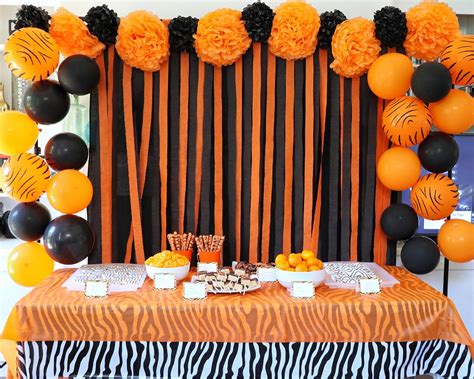 Tiger Themed Birthday Party Planning Ideas Fab Everyday