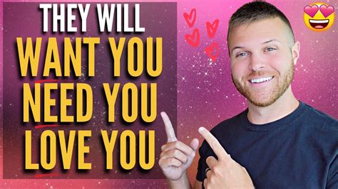 5 steps to get your specific person to want you need you and love you youtube