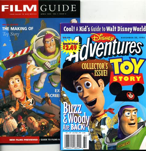 Main Street Toys Toy Story Film Guide And Disneys Adventures Magazines
