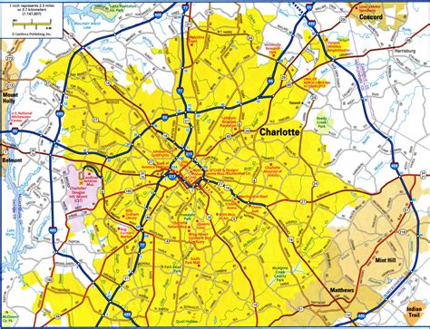 Choose from the links below to start narrowing your request, or click on the map. Charlotte NC city map.Free printable detailed map of Charlotte city North Carolina