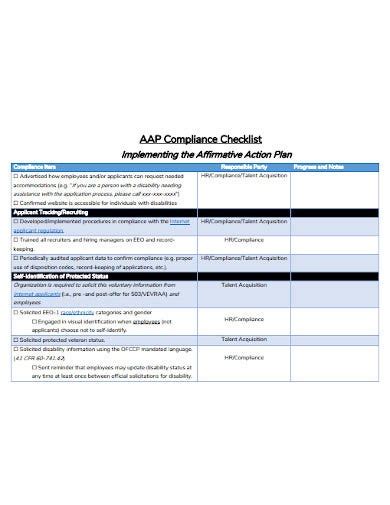 12 Free Hr Compliance Checklist Templates In Pdf Word Pages