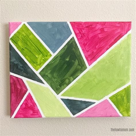 Abstract Simple Easy Canvas Painting Ideas For Beginners Greeneyesstyle