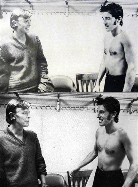 Classic Photo David Bowie Meets Bruce Springsteen In David