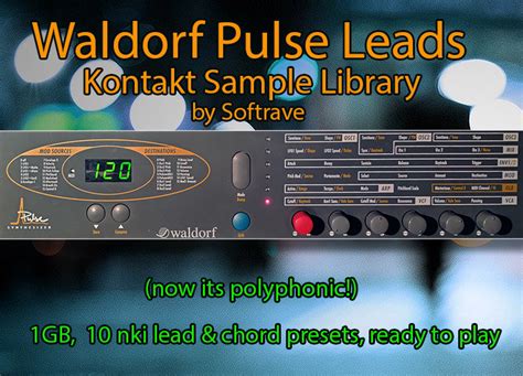 Waldorf Pulse Leads Kontakt Sample Library By Softrave Kontakt Instrument