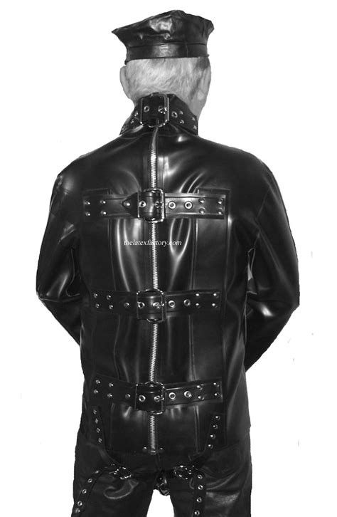 Handmade Deluxe Mm Thick Latex Straight Jacket With Free Etsy Israel