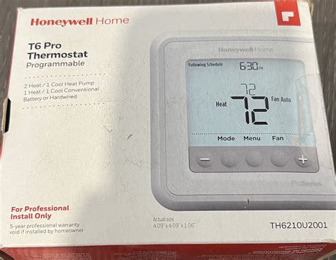 Honeywell Thermostat T6 Pro – The Mechanical Contractors Association of