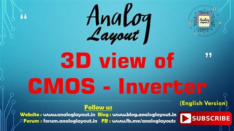 From figure 1, the various regions of operation for each transistor can be determined. 3D view of CMOS - Inverter - YouTube