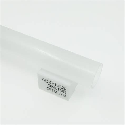 Extruded Frosted Acrylic Tube 80mm — Acrylics Online — Acrylic Products