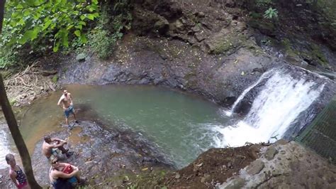 Jaco Costa Rica Waterfall Jump Youtube