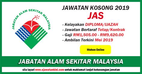 Memastikan keunikan, kepelbagaian dan kualiti alam sekitar dikekalkan. Jawatan Kosong 2019 di Jabatan Alam Sekitar Malaysia ...