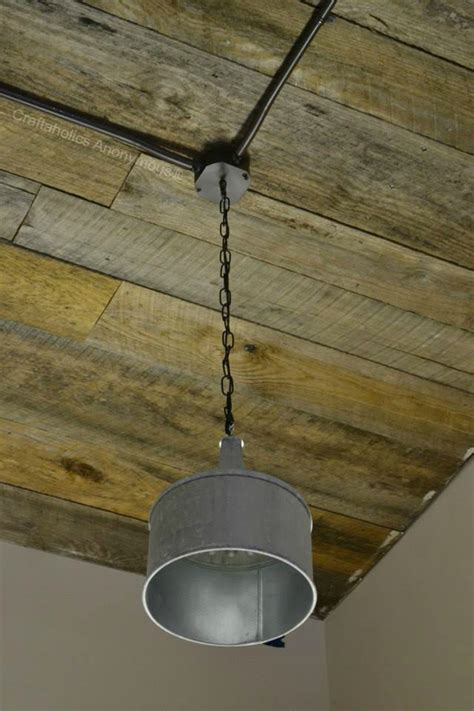Diy drum chandelier live from julie s house. Craftaholics Anonymous® | How to add a Wood Ceiling DIY ...