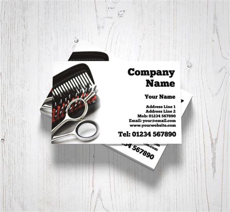 Barber Business Cards Free Barber Business Card Vectors 100 Images In