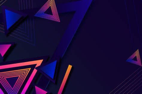 Free Vector Geometric Background With Gradient Shapes