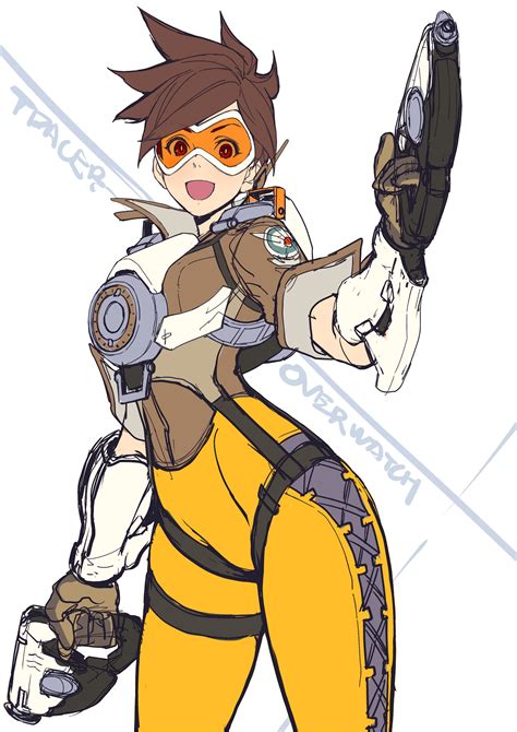 Tracer Overwatch And More Drawn By Kotatsu G Rough Danbooru