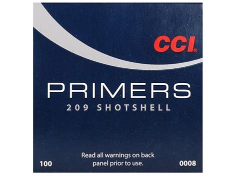 Cci Primers 209 Shotshell Box Of 1000 10 Trays Of 100 Tall Tales
