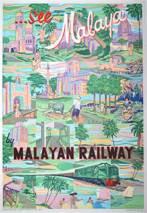 Picture This T2058 Malayan Railway See Malaya