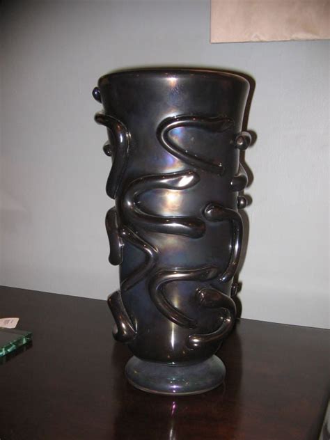 A Large Hand Blown Murano Glass Vase For Sale At 1stdibs