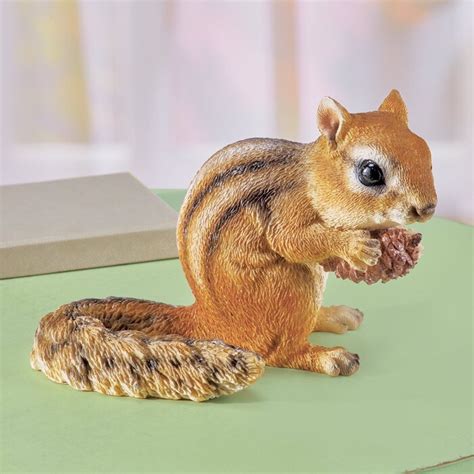 Millwood Pines Hand Painted Hungry Chipmunk Yard Figurine And Reviews