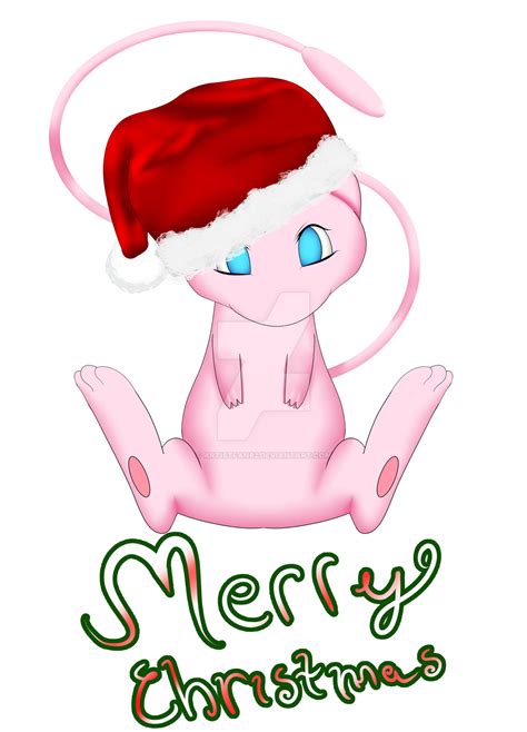 Christmas Mew By Artistfan62 On Deviantart