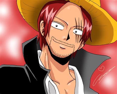 Red Haired Shanks By ~hikari 15 L On Deviantart Red Hair Red Hair