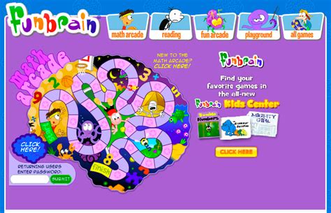 Newsletters Links And More Funbrain Math Arcade