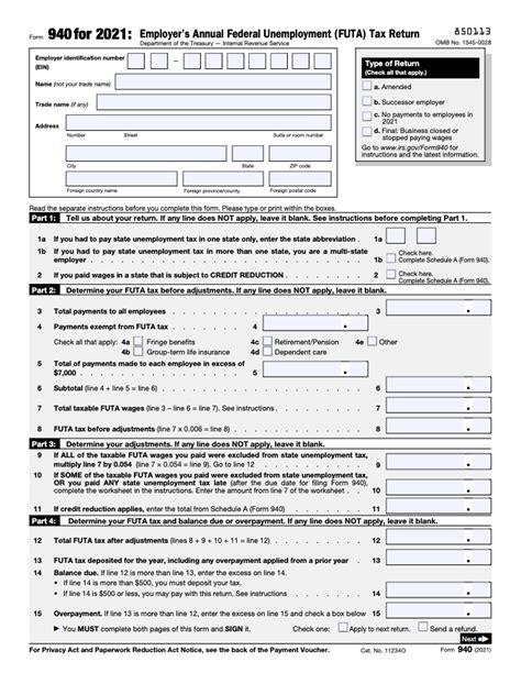 Form 940 When And How To File Your Futa Tax Return