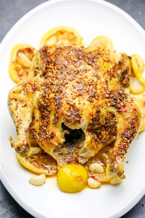 You will be surprised that juicy chicken breast is baked uncovered. Easy Whole Roasted Montreal Chicken Dutch Oven Baked
