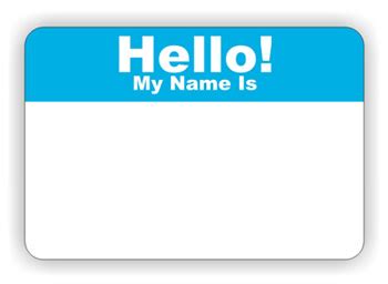 Name Badges Clipart