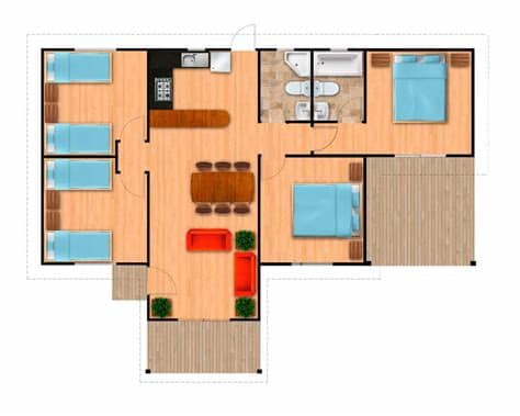Viviendas prefabricadas desde 2 hasta 5 dormitorios para que. Distribuciones Casas Prefabricadas Llave en mano | Casas ...