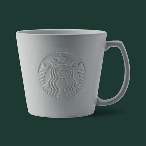 Mug Siren Stone Gray 12oz Starbucks