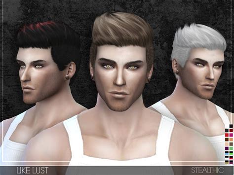 Stealthic Like Lust Male Hair The Sims 4 Catalog