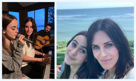 Watch Courteney Cox And Daughter Coco Cover Cardigan By Taylor Swift