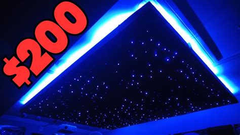 Diy Fiber Optic Star Ceiling For Less Than 200 Home Theater Upgrade